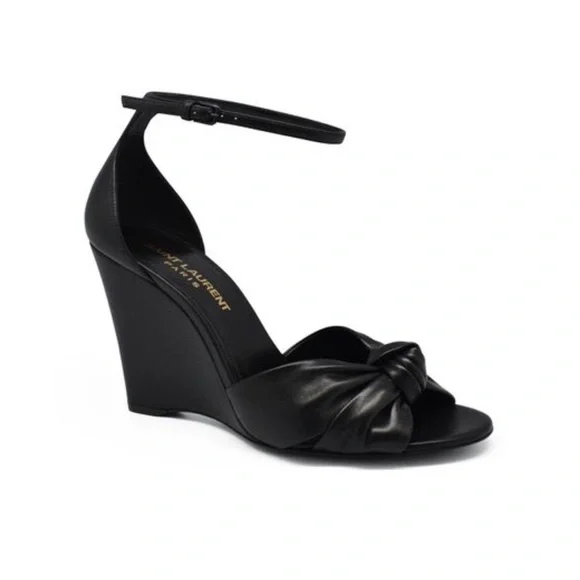 Saint Laurent | Shoes | Saint Laurent Lila 85 Leather Wedge